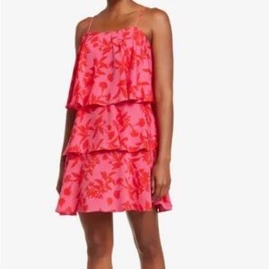 SAM EDELMAN tiered mini dress